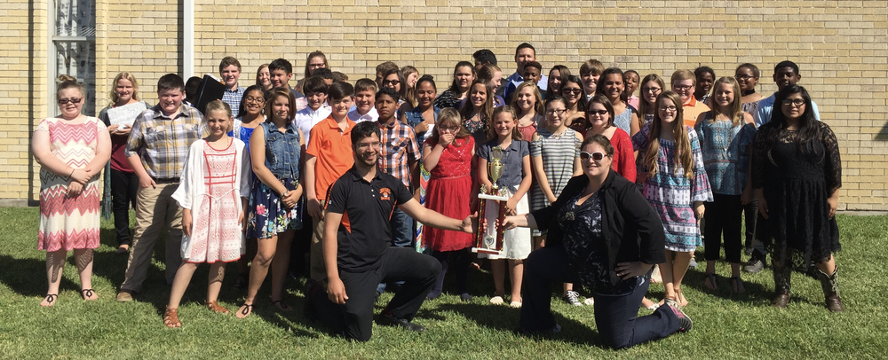 6th Grade Band Receives Division 1