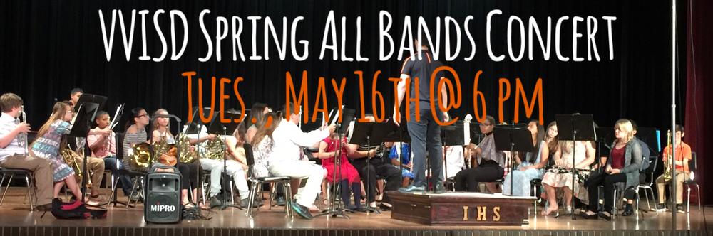 VVISD Spring All Bands Concert