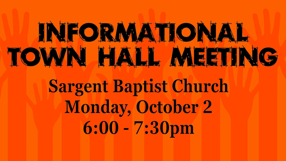 Town Hall Meeting Tonight