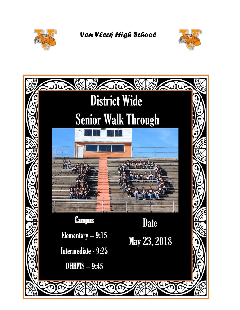 District Wide Senior Walk Through