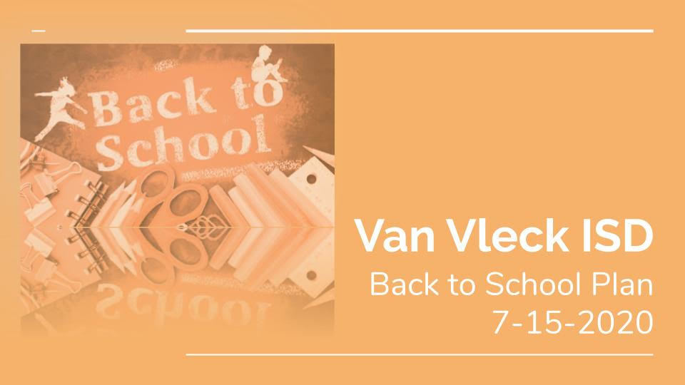 VVISD 2020-2021 Back to School Plan : At A Glance