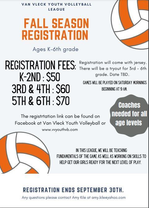 Van Vleck Youth Volleyball League