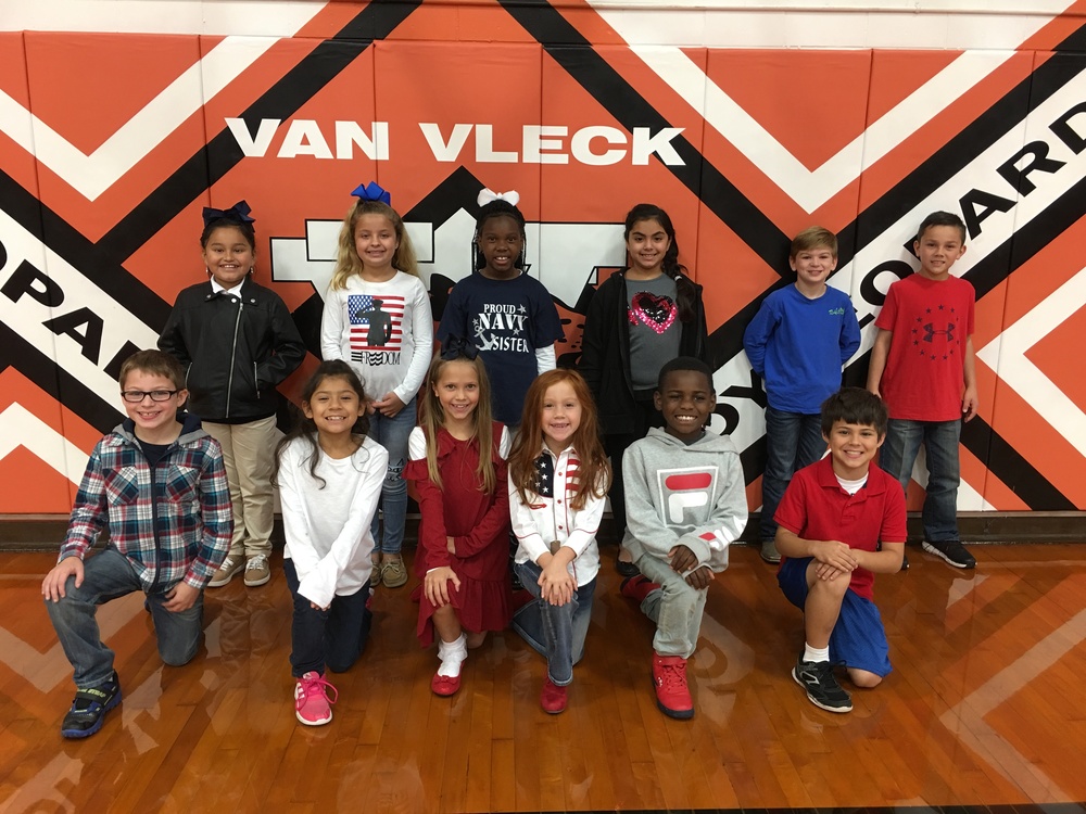 We Salute our Veterans | Van Vleck Elementary School