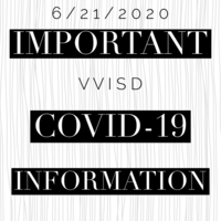 *ATTENTION* Important COVID-19 Information: A student who was in attendance at the Summer Athletic Program last week at Van Vleck High School has tested positive for COVID-19.