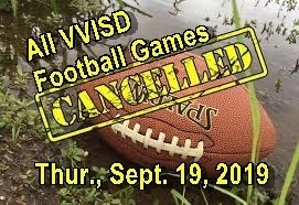 JH & JV Football Games Cancelled