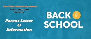 VVES Back to School Letter