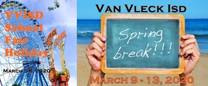 VVISD School Fair Holiday/Spring Break